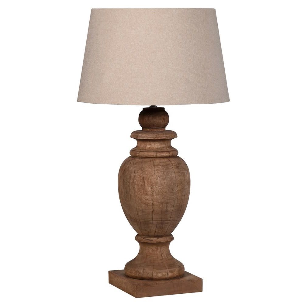 Famous Mango Wood Table Lamp With Shade – Green Pheasant Gifts For Mango Wood Standing Lamps (View 8 of 15)
