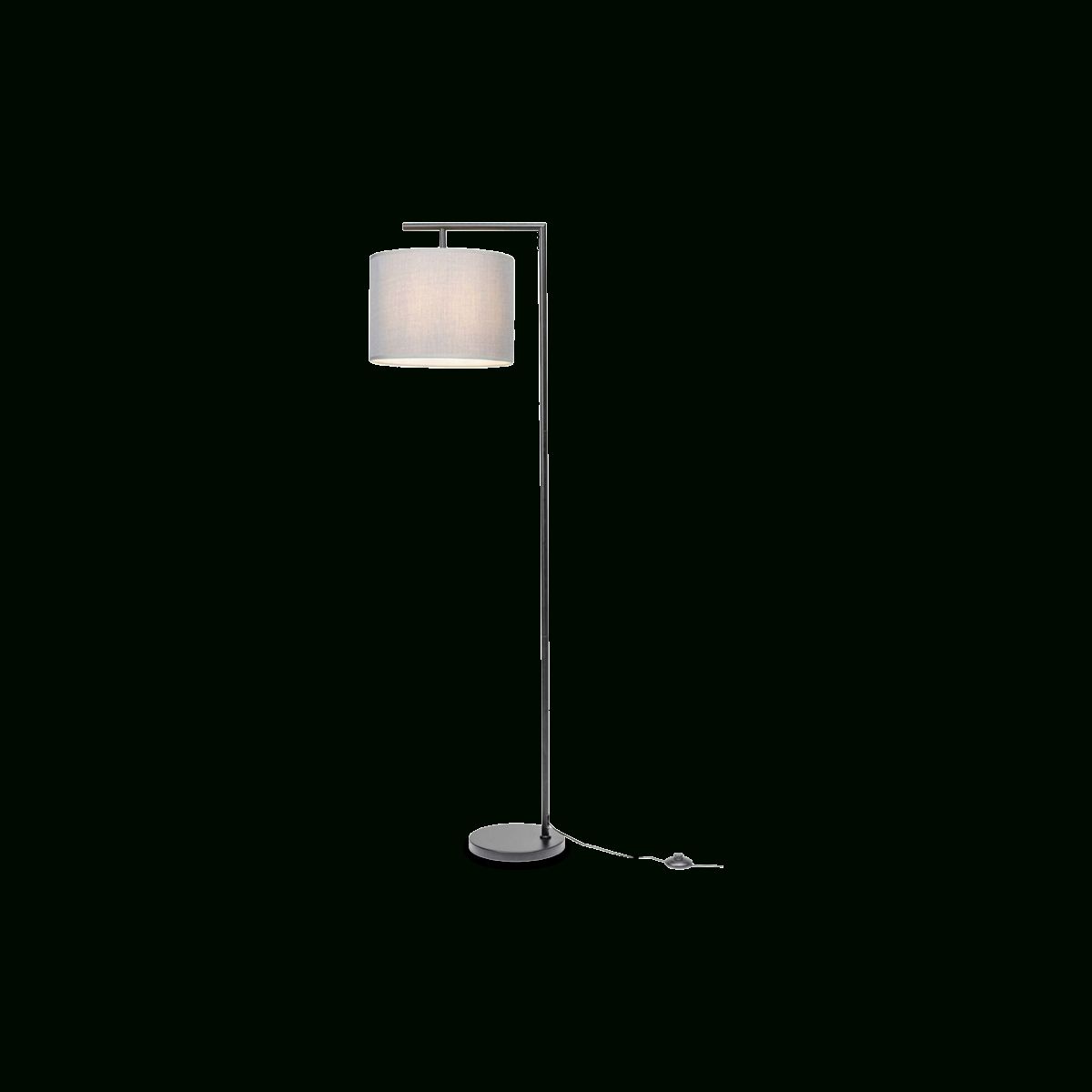 Fashionable Angular Standing Lamps Intended For Floor Lamp Angular – Matt Black 160cm (View 12 of 15)