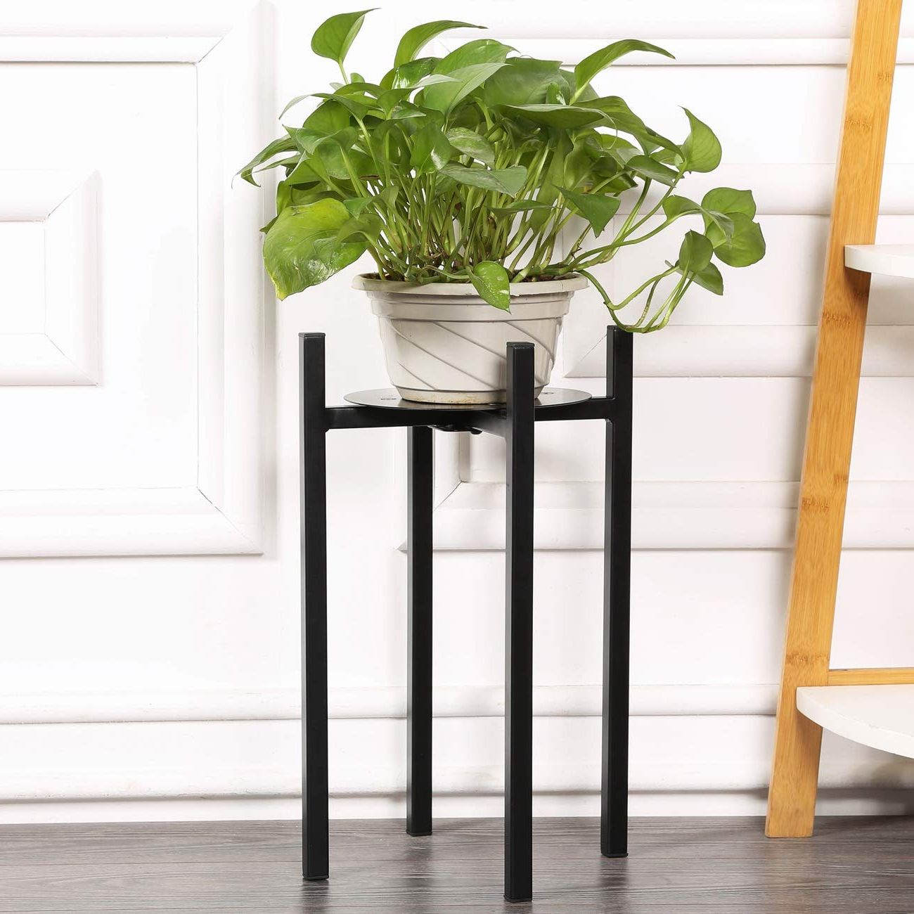 Fashionable Galvanized Plant Stands Within Amazon : Sunnyglade Plant Stand Metal Potted Plant Holder Sturdy,  Galvanized Steel Pot Stand With Stylish Mid Century Design, Medium For  Indoor, Outdoor House, Garden & Patio (15" High) : Patio, Lawn & (View 10 of 15)