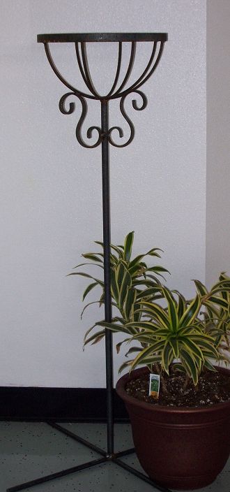 Fashionable Wrought Iron Plant Stand – Eventrent With Wrought Iron Plant Stands (View 9 of 15)