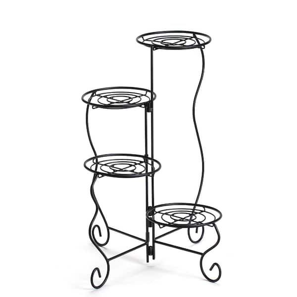 Favorite Four Tier Metal Plant Stands With Worth Garden 11 In. X 9 In. X 27 In (View 15 of 15)
