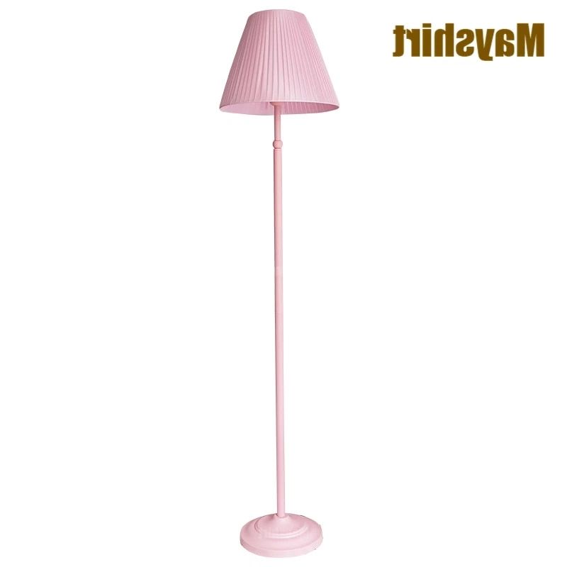 Favorite Pink Standing Lamps In Pink Floor Lamp Modern Led Standing Lamps For Living Room Bedroom Stand  Light Office Tall Floor Light Fixtures Kids Bedside Lamp – Floor Lamps –  Aliexpress (View 9 of 15)