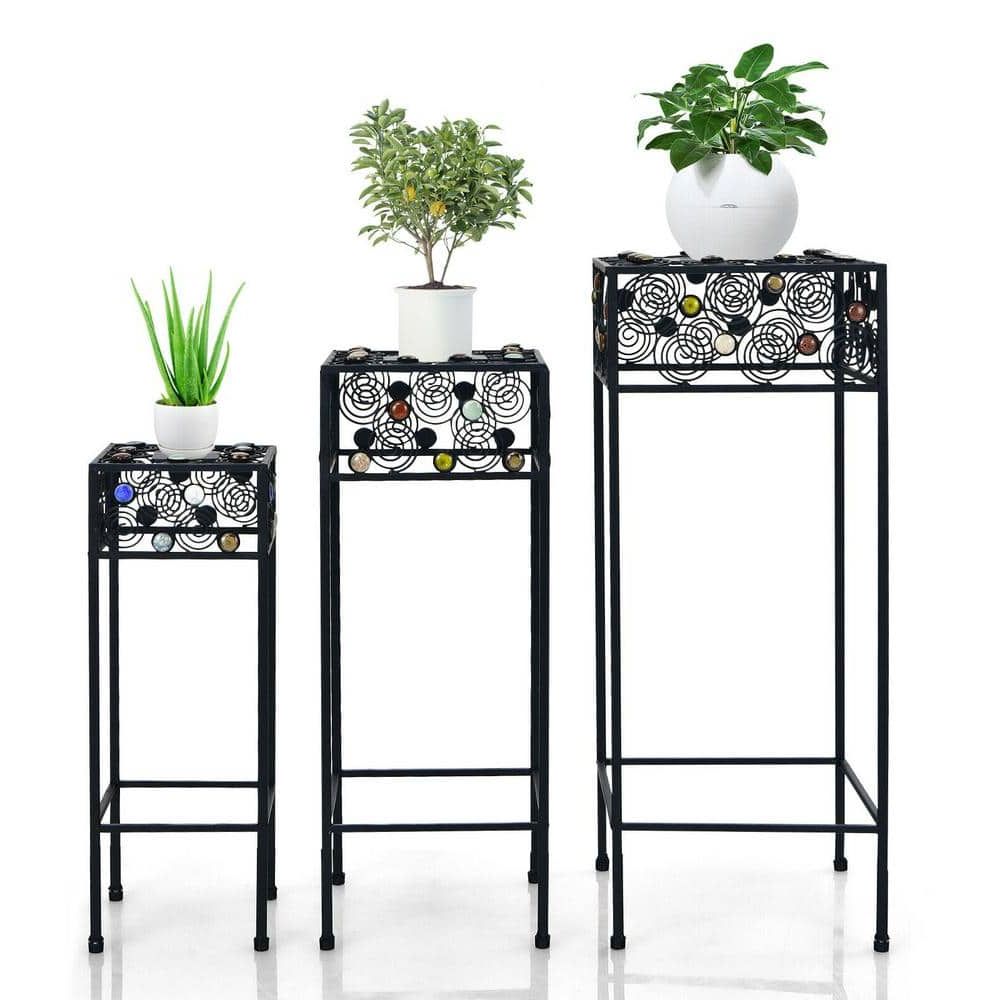Favorite Set Of Three Plant Stands With Forclover 4 28 In (View 8 of 15)
