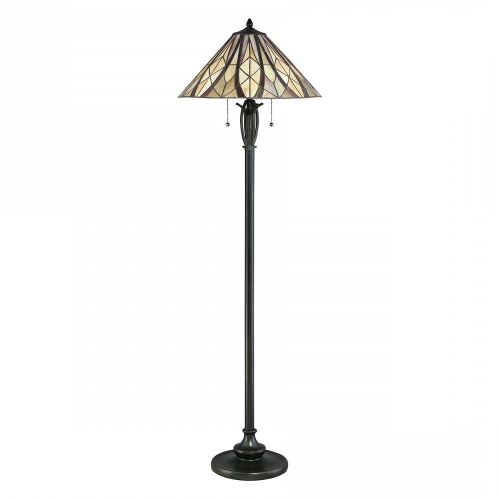 Favorite Standing Lamps With Dual Pull Chains For 2 Light Double Chain Switch Tiffany Floor Lamp (View 4 of 15)