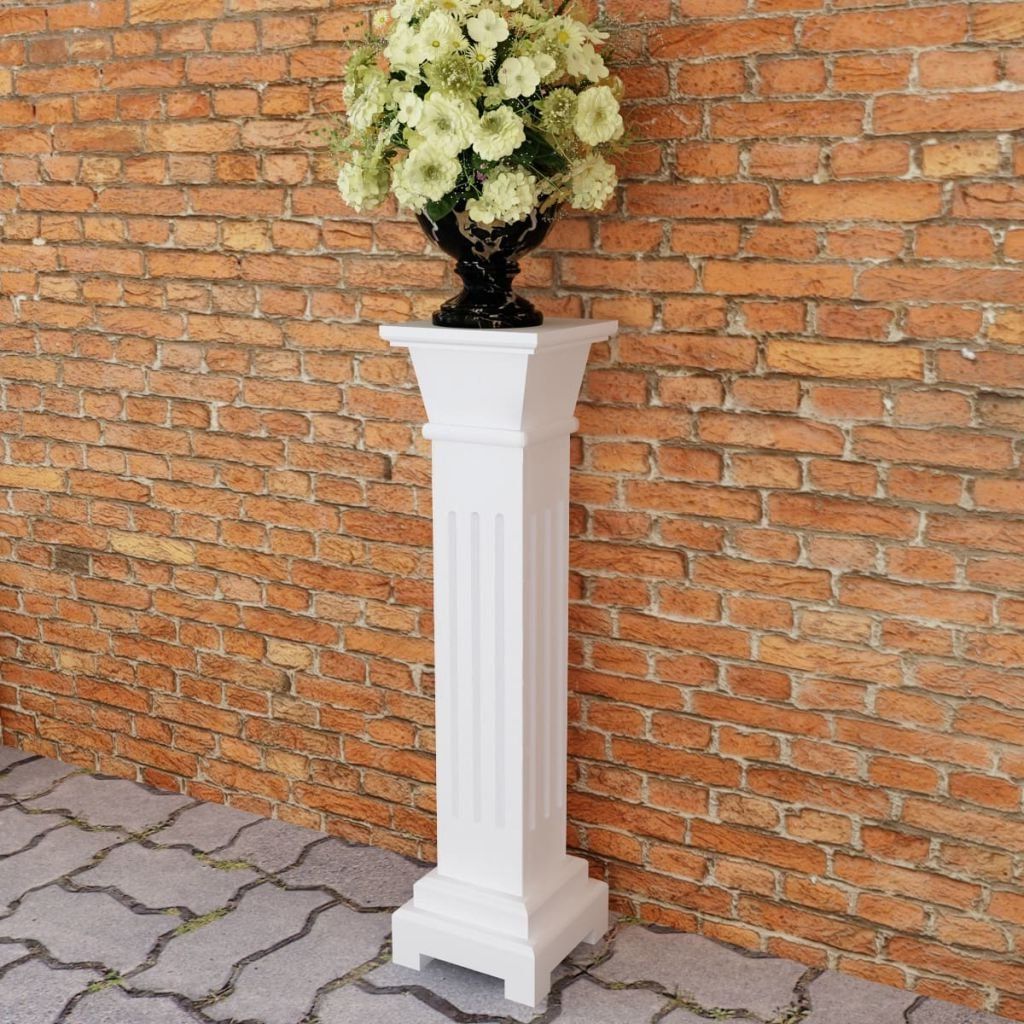 Festnight Classic Pedestal Pillar Plant Flower Plate Stand Home Decorative  Party Garden Hallway Patio Yard Decor Column Pillar Suit For Both Indoor  And Outdoor : Amazon (View 6 of 15)