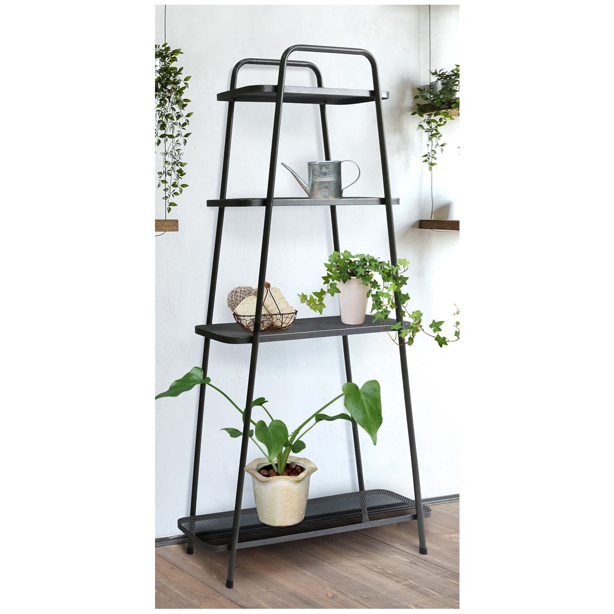 Four Tier Metal Plant Stands With Well Known Takasho 4 Tier Modern Plant Stand (View 13 of 15)