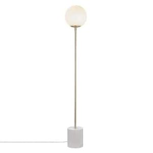Frosted Glass Standing Lamps Regarding Trendy Frosted Clear – Floor Lamps – Lamps – The Home Depot (View 12 of 15)