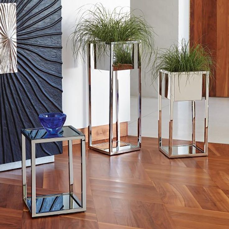 Global Views Furniture,  Decor, Furnishings Design In Trendy Nickel Plant Stands (View 15 of 15)