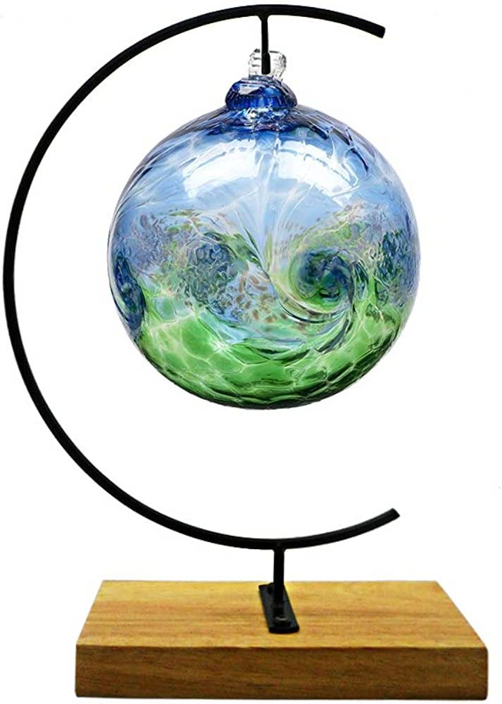 Globe Plant Stands Pertaining To 2020 Amazon: Yy Yearchy Ornament Display Stand Metal Stand Terrarium Air Plant  Stand Flower Pot Holder Iron Pothook Stand For Hanging Glass Globe Ball (g  Rectangle Wood) : Patio, Lawn & Garden (View 13 of 15)
