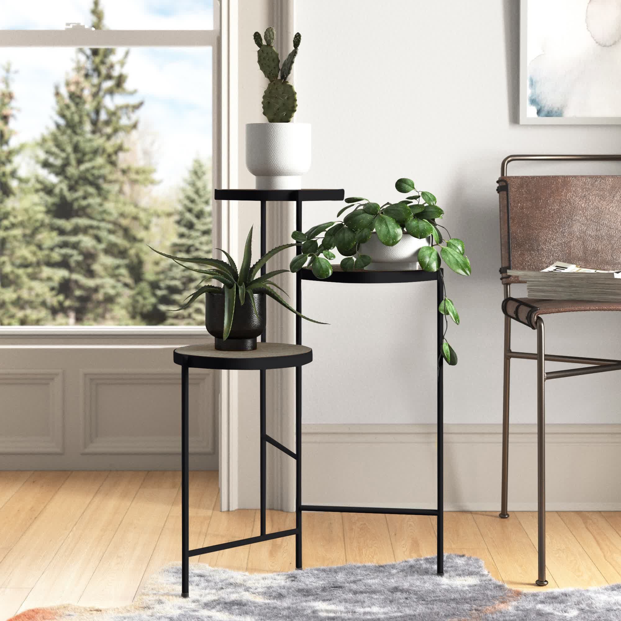 Gray Plant Stands & Tables You'll Love In 2023 Throughout Favorite Weathered Gray Plant Stands (View 11 of 15)