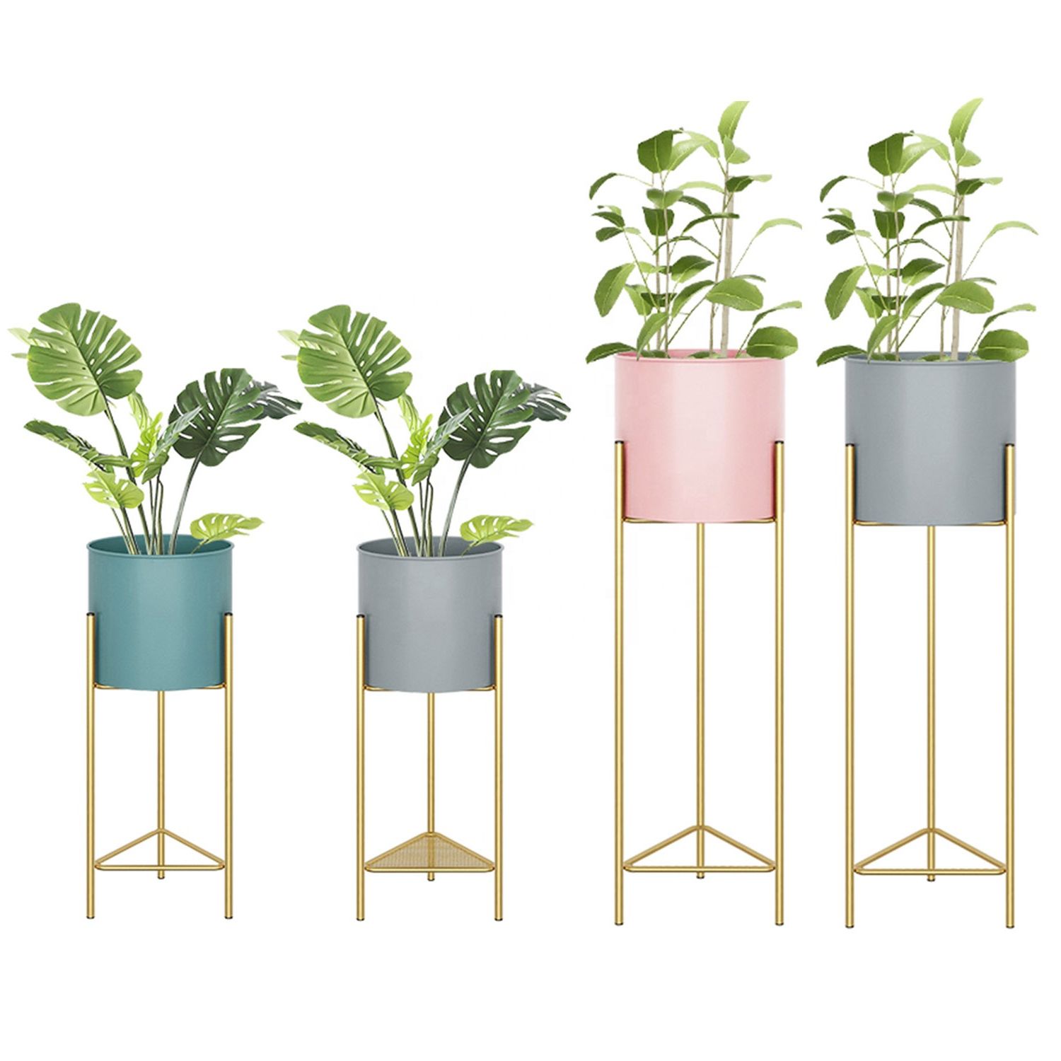 Home Decor Metal Powder Coated Gold Modern Display Indoor And Outdoor Flower  Plant Stand Flower Pots Planter Stand – Buy Flower Plant Stand,flower  Pots,golden Modern Plant Stand Product On Alibaba With Latest Powdercoat Plant Stands (View 9 of 15)
