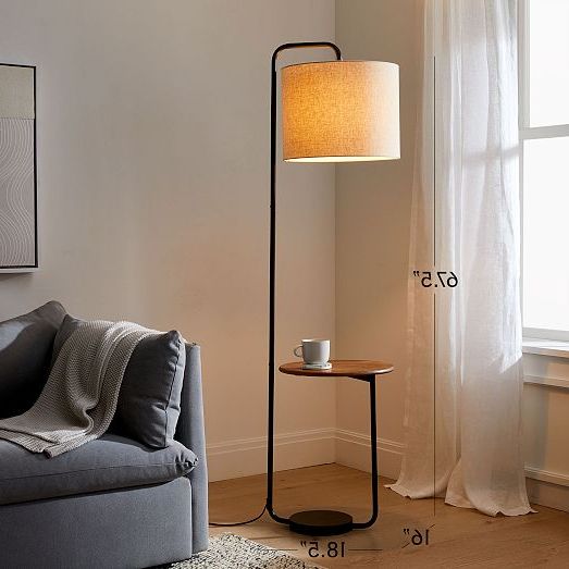 Industrial Shelf Floor Lamp (68") Throughout Latest 68 Inch Standing Lamps (View 15 of 15)