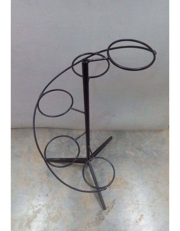 Iron Plant Stand, Hanging Plants Indoor,  Plant Decor Indoor Throughout Ring Plant Stands (View 4 of 15)