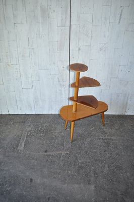 Latest Vintage Plant Stands With Vintage Wood Plant Stand, 1950s For Sale At Pamono (View 3 of 15)