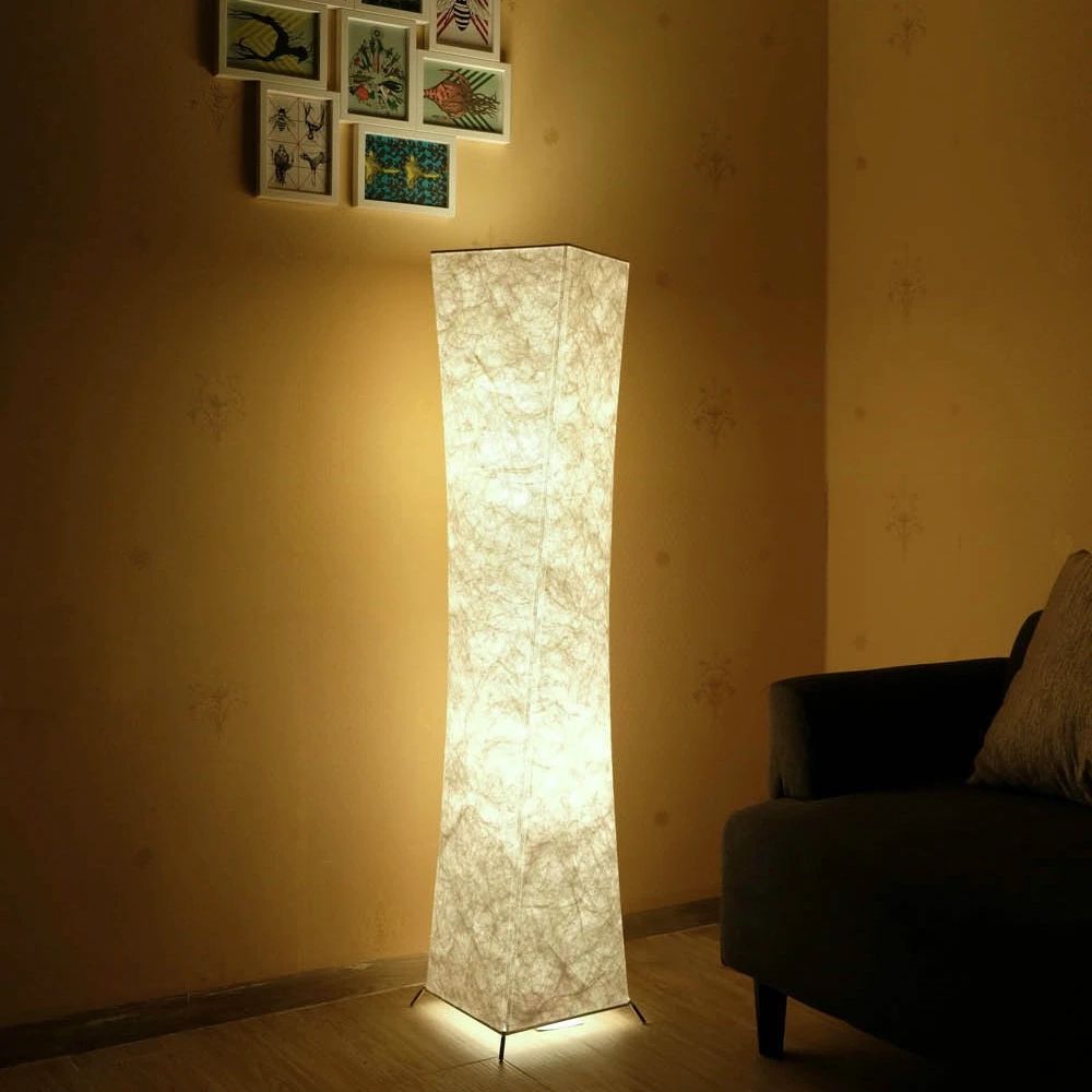Led Floor Lamp Softlighting Nordic Minimalist Design Fabric Shade Torso Standing  Lamps For Living Room Bedroom Warm Atmosphere – Floor Lamps – Aliexpress With Regard To Famous Fabric Standing Lamps (View 13 of 15)