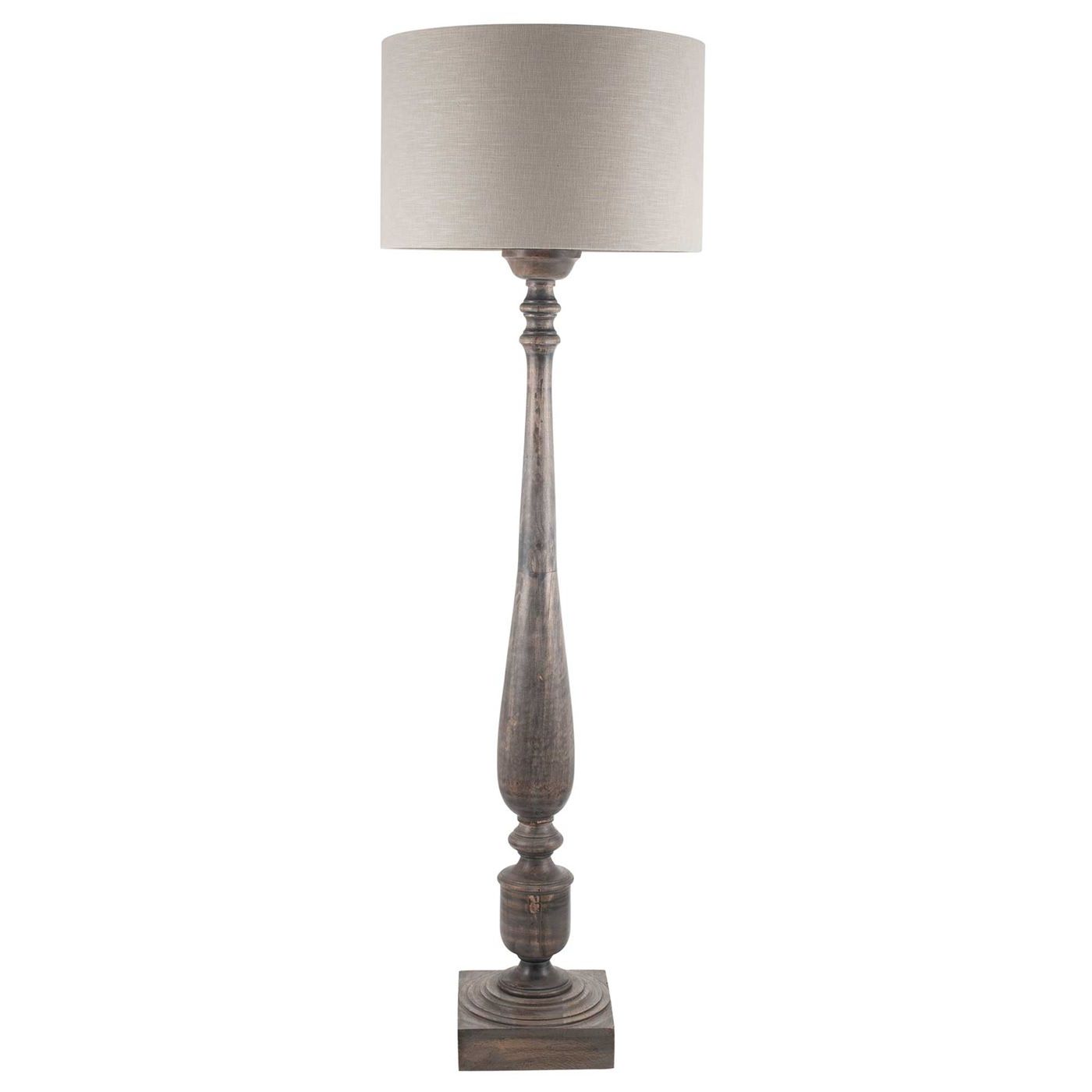 Mango Wood Standing Lamps For Popular Floor Lamp Tall Mango Wood – Barker & Stonehouse (View 5 of 15)
