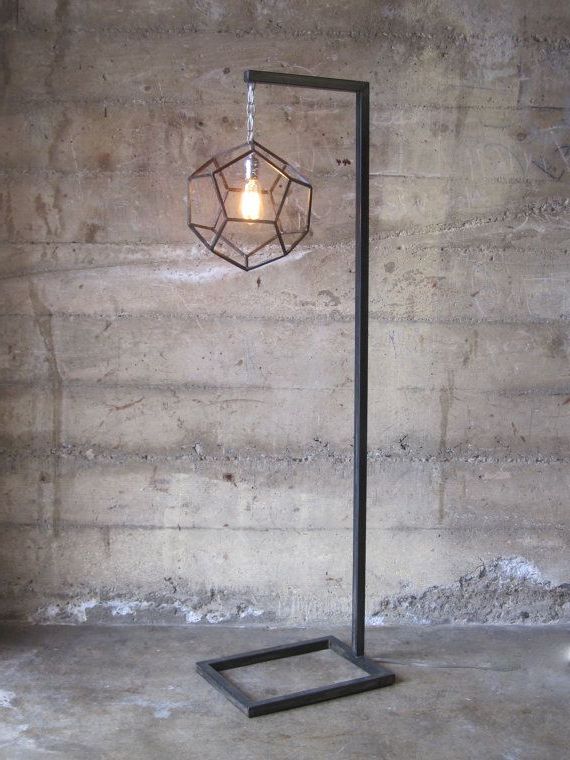 Metal Lamp Design, Modern Floor Lamps, Welded Furniture (View 14 of 15)