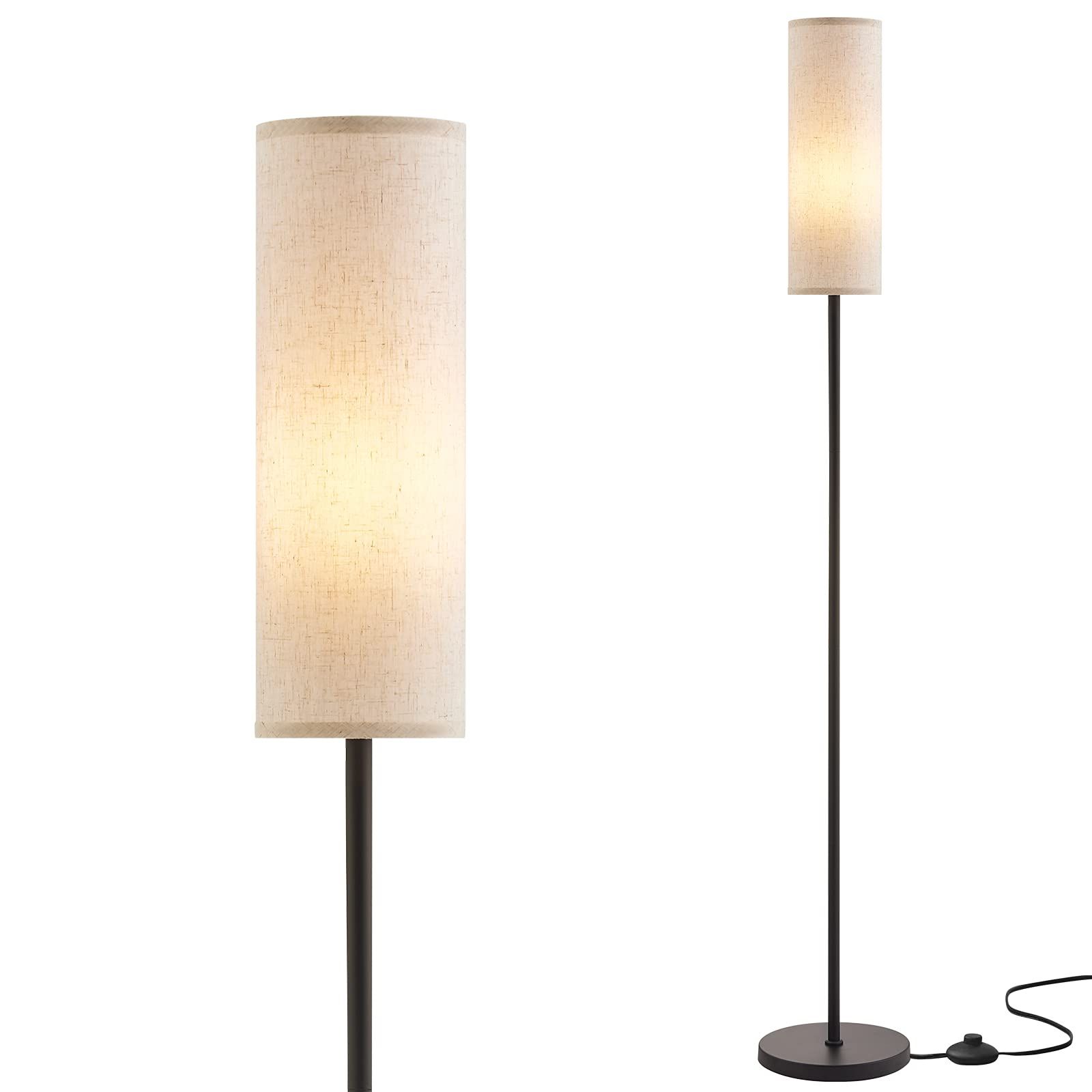 Minimalist Standing Lamps With Popular Ambimall Floor Lamp For Living Room Modern – Pole Lamps For Bedrooms Tall,  Modern Standing Lamps With (View 3 of 15)