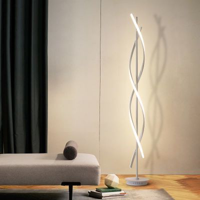 Minimalist Standing Lamps Within 2019 Minimalist Floor Lamp For Living Room Bedroom Spiral Lamp Led Floor Lamp  (wh Mfl 08) – China Decorative Modern Lighting And Standimg Lamps (View 12 of 15)