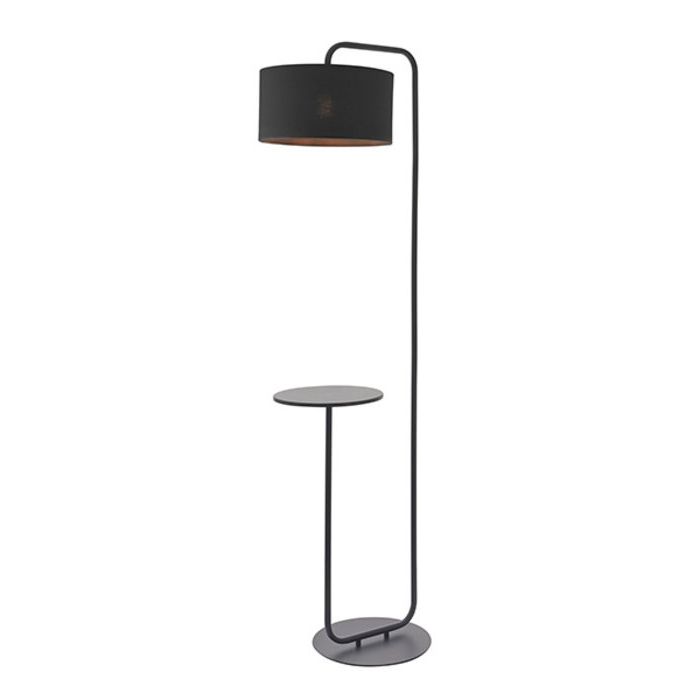 Minimalist Standing Lamps Within Well Known Runswick – Minimalist Floor Light With Black Shade – Black – Lightbox (View 14 of 15)