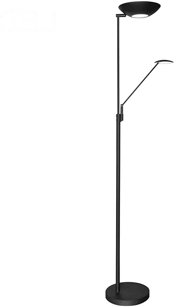 Most Current 72 Inch Standing Lamps Intended For Mother And Son, 170ledf, Led Floor Lamp, Black Finish, 72 Inch Standing  Dimmable Floor Lamp For Home Decor, Bedroom, Living Room, Or Office, Great  For Reading, Ambient Lighting, And More – – Amazon (View 5 of 15)