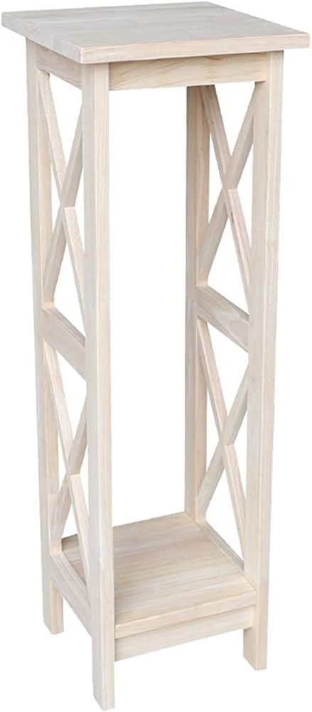 Most Current Amazon: International Concepts Plant Stand, 36 Inch, Unfinished :  Patio, Lawn & Garden Within 36 Inch Plant Stands (View 8 of 15)