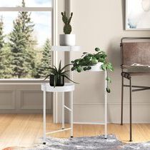 Most Popular White Plant Stands & Tables You'll Love In 2023 – Wayfair Canada Pertaining To White Plant Stands (View 7 of 15)