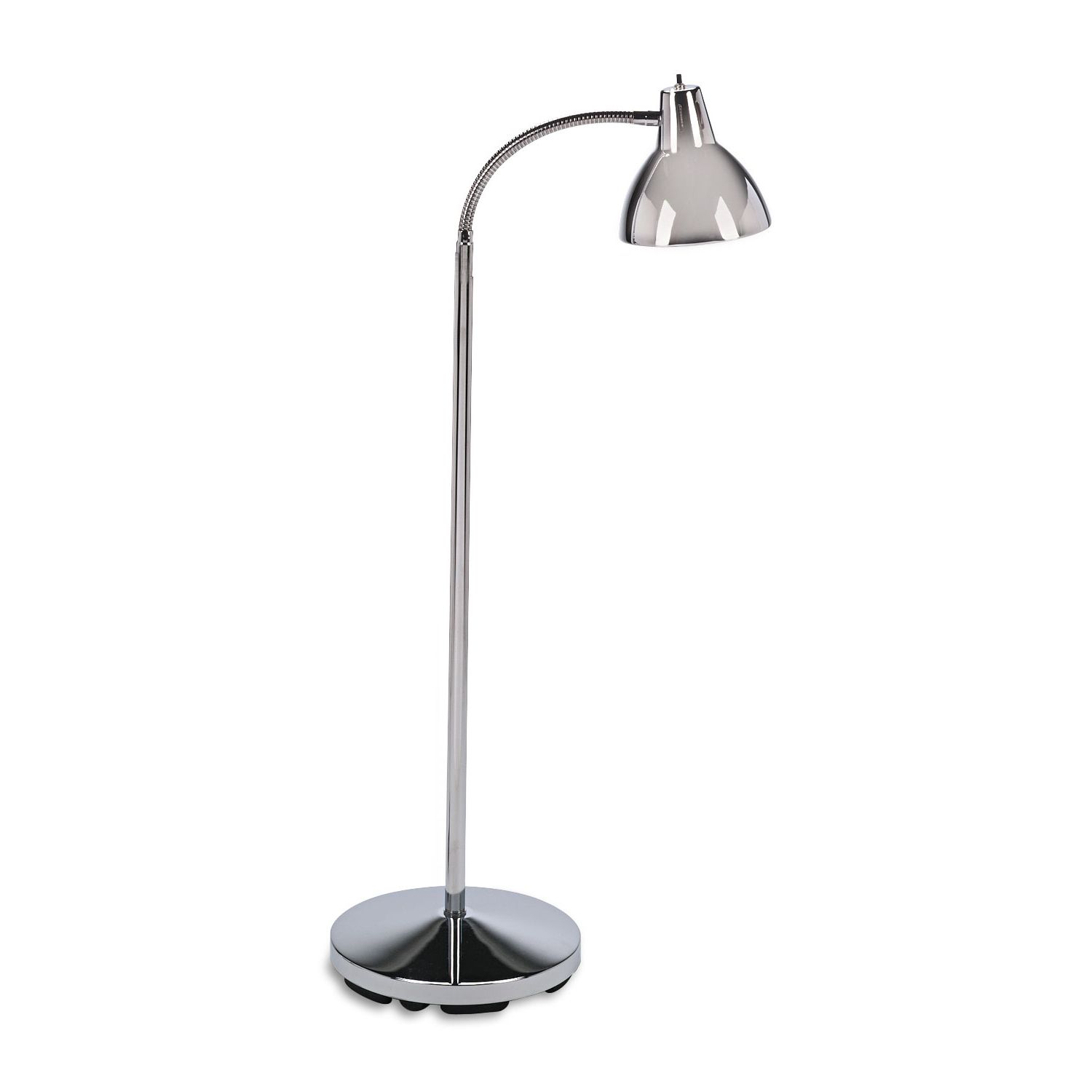 Most Recent Classic Incandescent Exam Lamp Three Prong 74h Gooseneck Stainless St Within 74 Inch Standing Lamps (View 14 of 15)