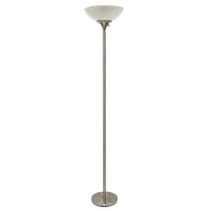 Most Recent Stainless Steel – Floor Lamps – Lamps – The Home Depot Pertaining To Stainless Steel Standing Lamps (View 9 of 15)