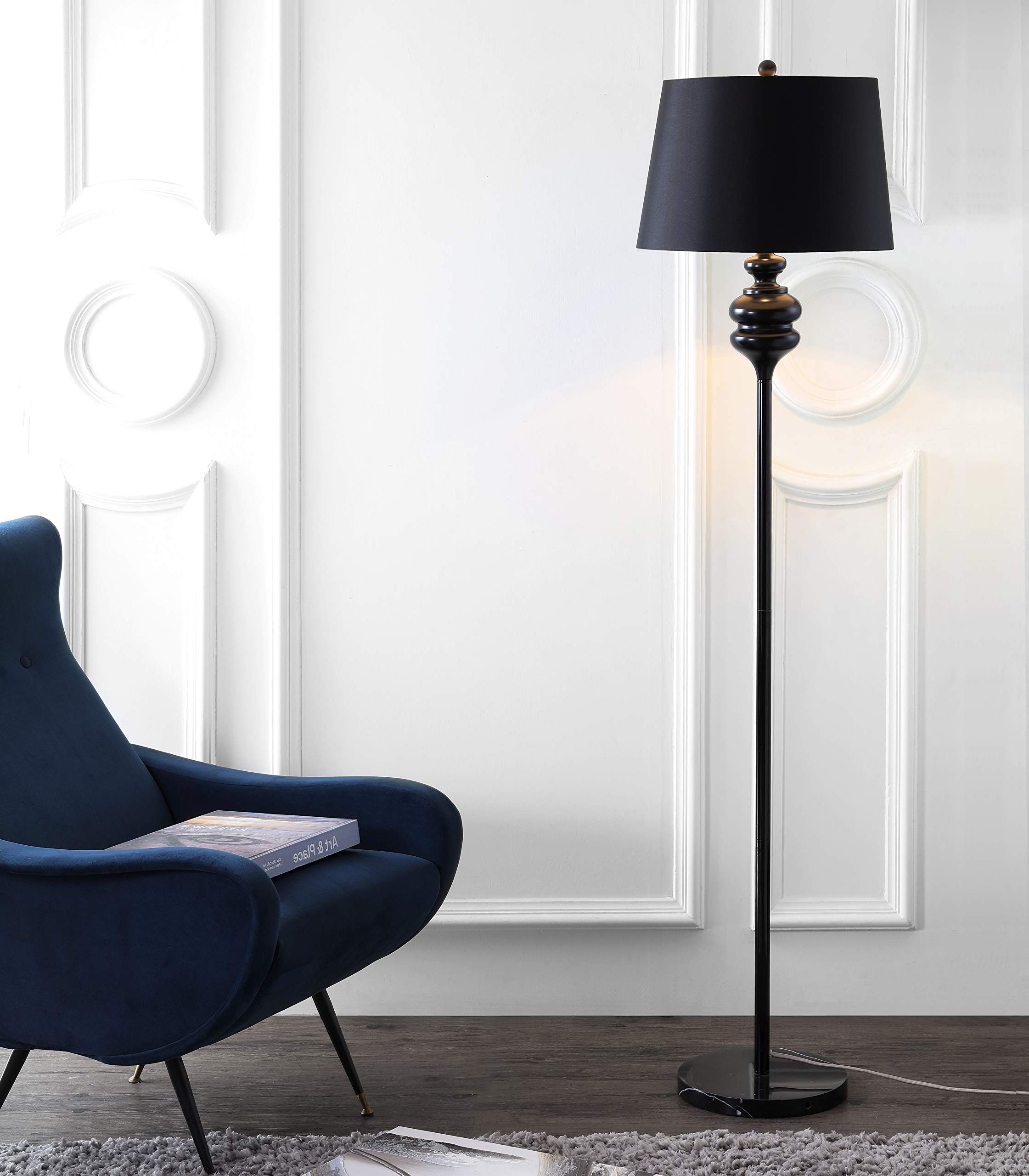 Most Recently Released 68 Inch Standing Lamps Inside Amazon: Safavieh Lighting Collection Torc Modern Contemporary Farmhouse  Black 68 Inch Living Room Bedroom Home Office Standing Floor Lamp (led Bulb  Included) : Everything Else (View 7 of 15)
