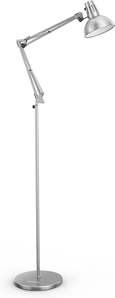 Most Recently Released Adjustble Arm Standing Lamps With Regard To Amazon: Lepower Floor Lamp, Swing Arm Floor Standing Lamp, Industrial Floor  Lamp With Heavy Metal Base, E26 Lamp Base Floor Light, Modern Standing  Reading Lamp For Living Room, Bedroom, Study Room, Office : (View 10 of 15)