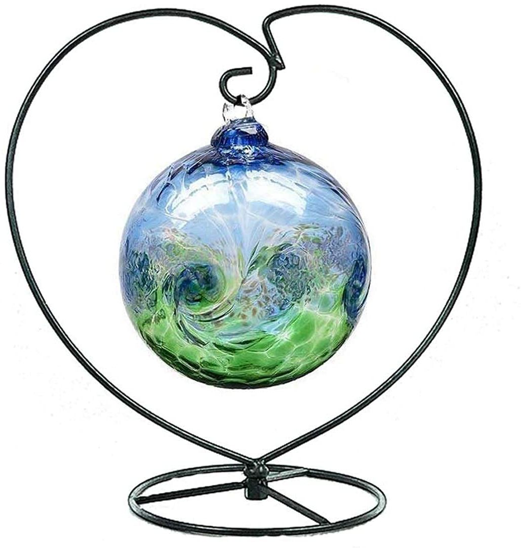 Most Recently Released Amazon: Ornament Display Stand Air Plant Stand Iron Hanging Stand Flower  Pot Stand Rack Holder For Hanging Glass Globe Witch Ball Terrarium  Christmas Ornament And Home Wedding Decoration(black) (love) : Everything  Else For Globe Plant Stands (View 5 of 15)