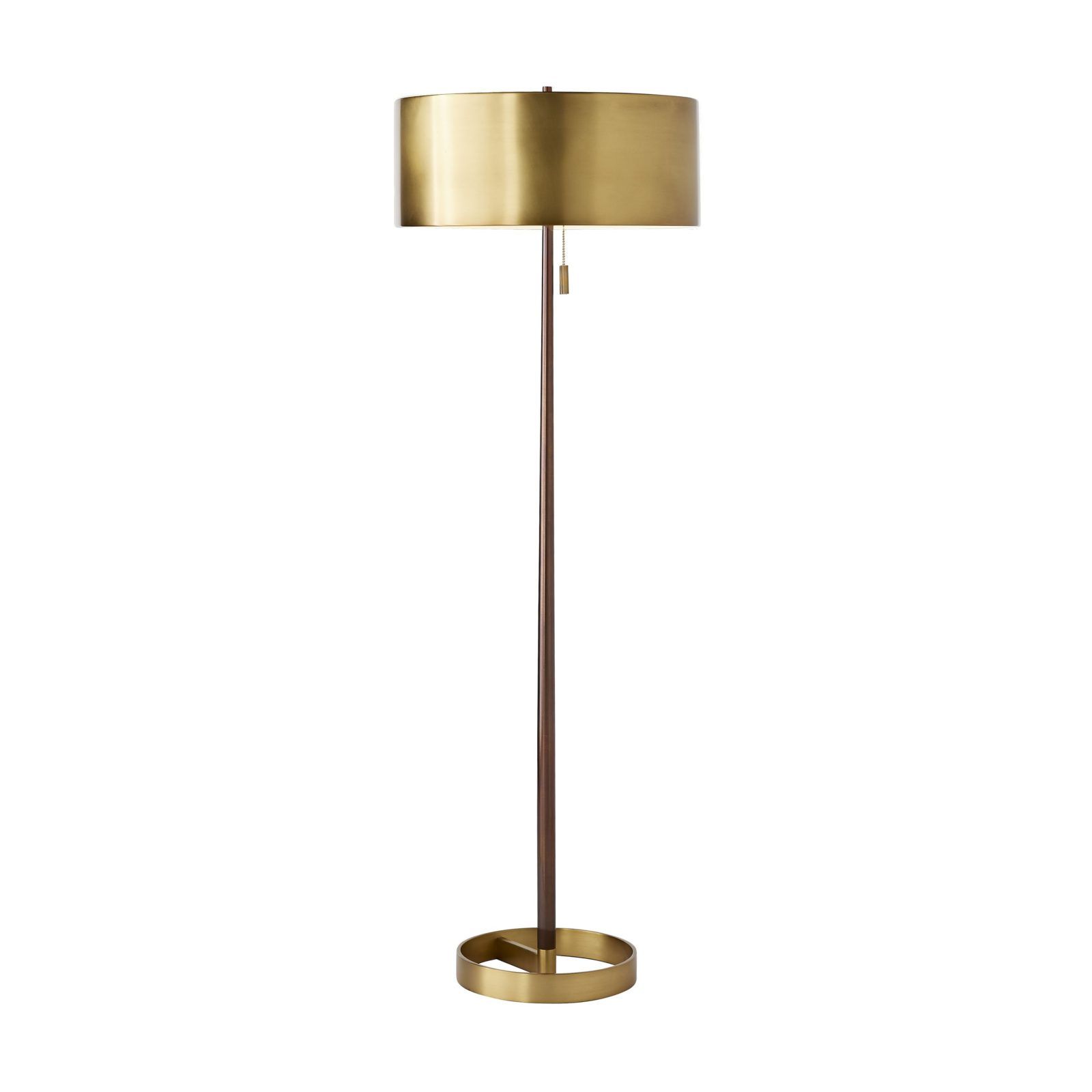 Most Recently Released Antique Brass Standing Lamps Inside Antique Brass Floor Lamp – Modern Antique Brass Floor Lamp (View 1 of 15)