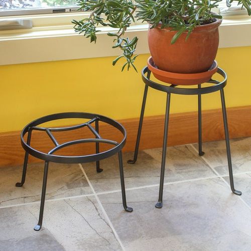 Most Recently Released Iron Plant Stands Within Set Of 2 Diamond Plant Stands Wrought Iron Indoor/outdoor – Etsy (View 7 of 15)