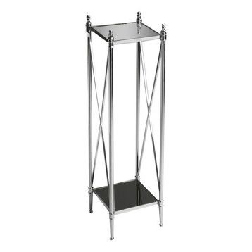 Most Recently Released Nickel Plant Stands Regarding The 15 Best Nickel Plant Stands And Telephone Tables For  (View 4 of 15)