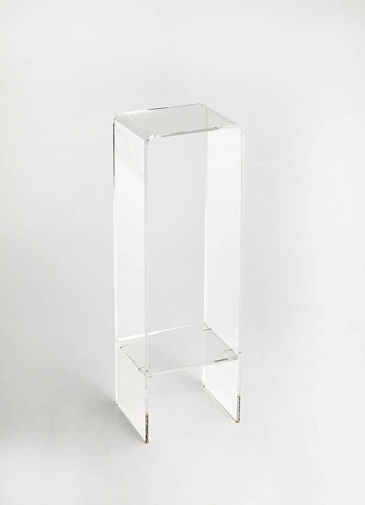 Most Up To Date Amazon: Butler Crystal Clear Acrylic Plant Stand : Patio, Lawn & Garden For Clear Plant Stands (View 8 of 15)