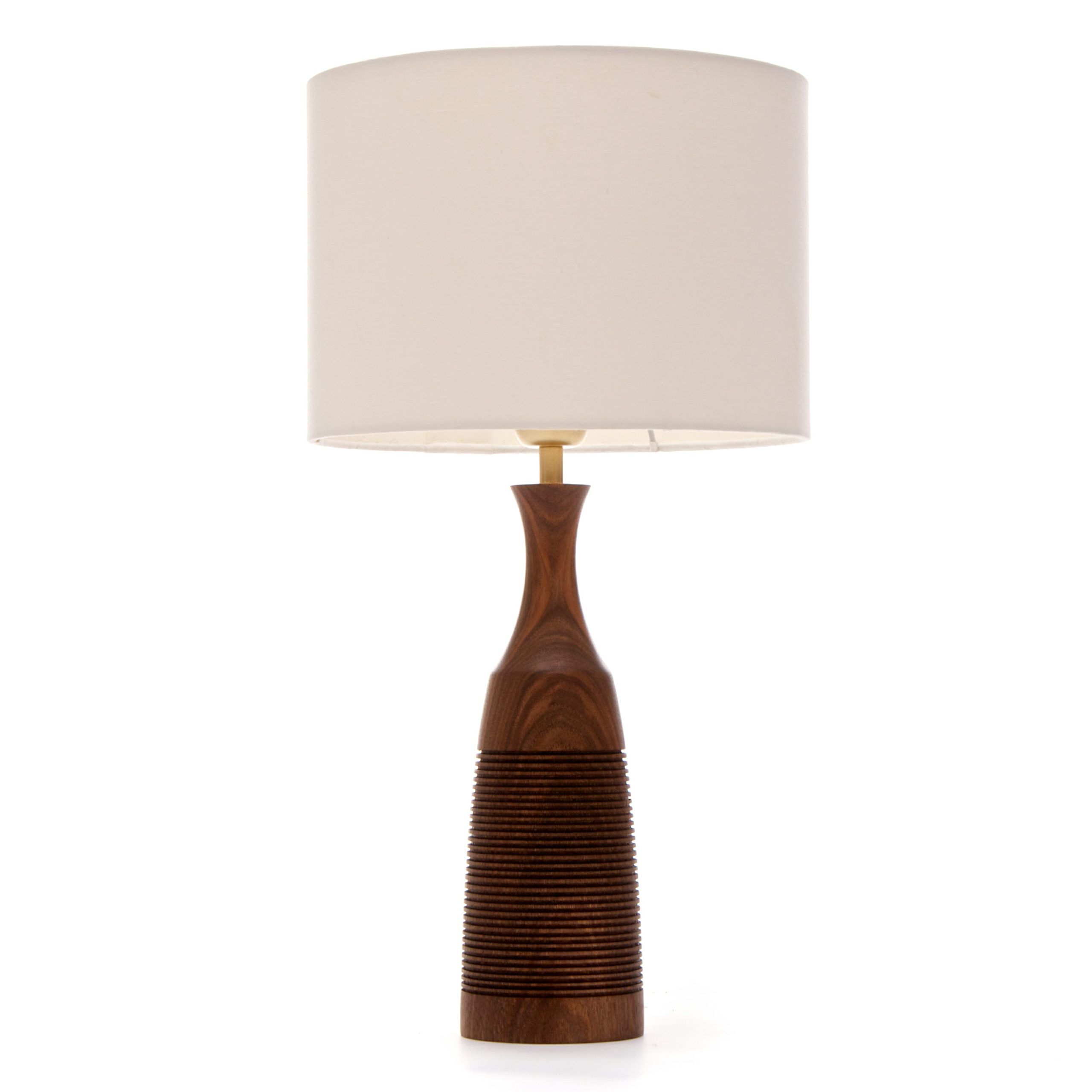 Most Up To Date Walnut Mid Century Modern Table Lamp – Nick Hammond Lighting And Furniture Pertaining To Walnut Standing Lamps (View 12 of 15)