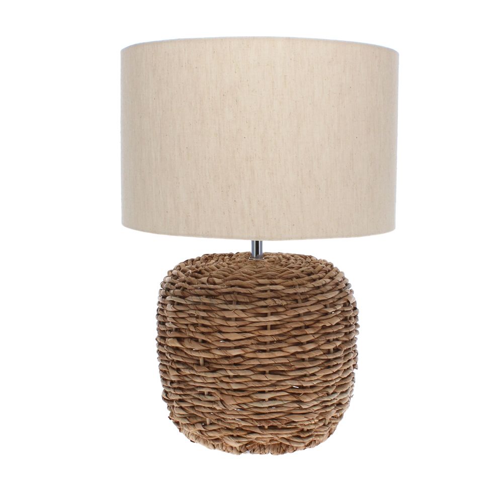 Natural Woven Standing Lamps In Most Popular Natural Woven Small Table Lamp – Angela Reed (View 9 of 15)