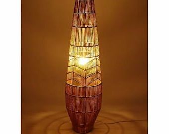Newest Rattan Standing Lamps Inside Rattan Floor Lamp – Etsy Uk (View 11 of 15)