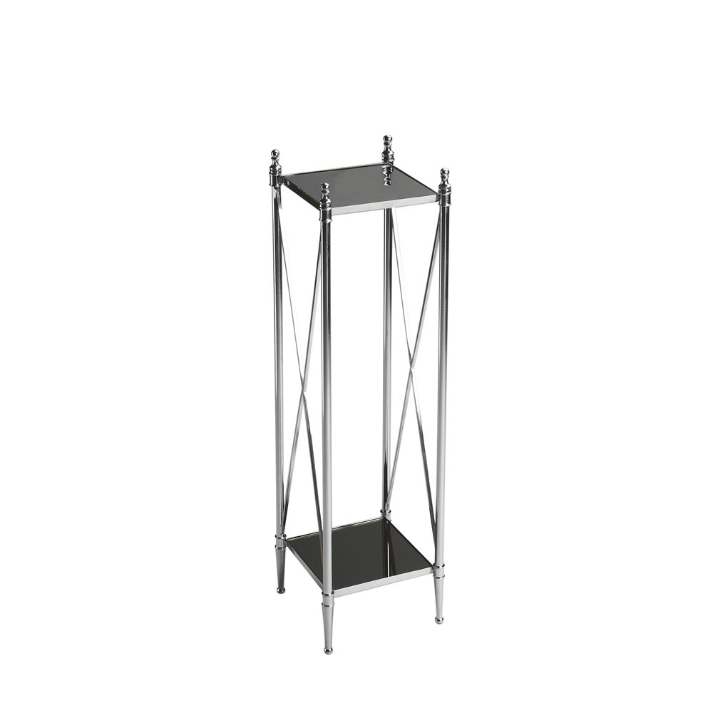 Nickel Plant Stands With Regard To Preferred Pedestal Plant Stand, Nickel (View 8 of 15)