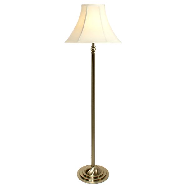 Pertaining To Satin Brass Standing Lamps (View 6 of 15)
