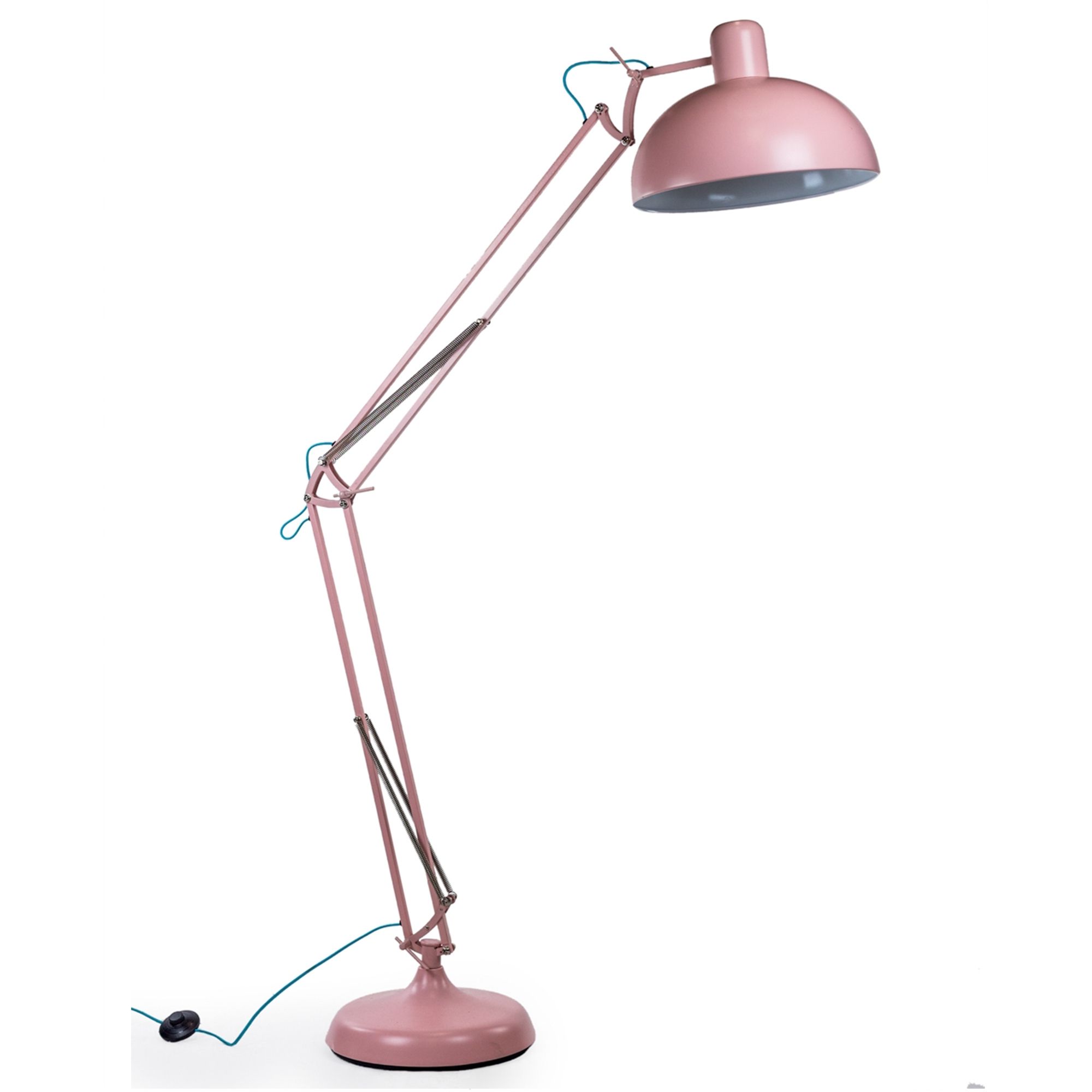 Pink Standing Lamps In Well Liked Matte Pink Extra Large Classic Desk Style Floor Lamp (View 8 of 15)