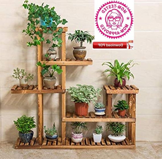 Plant Stand Plan/indoor Plant Stand Plan/pdf – Etsy France Pertaining To Favorite Indoor Plant Stands (View 2 of 15)