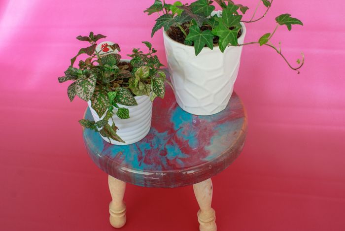 Poured Resin Plant Stand – Resin Crafts Blog For Well Known Resin Plant Stands (View 3 of 15)