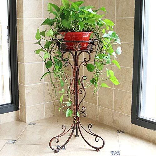 Preferred Bronze Small Plant Stands In Metal Tall Plant Stand Indoor/outdoor,iron Flower Pot Holder Plant Small  Bronze (View 9 of 15)