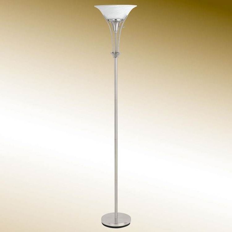 Preferred Silver Steel Standing Lamps Intended For Brushed Steel Floor Lamps – Speedyfurniture (View 4 of 15)