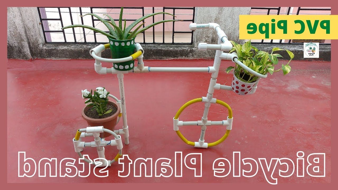 Pvc Pipe Pot Stand For Home  Decoration – Youtube Within Well Liked Pvc Plant Stands (View 9 of 15)