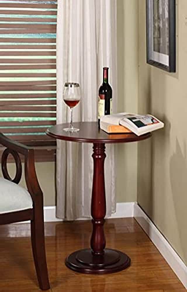 Recent Amazon: Inroom Designs Pedestal Plant Stand Finish: Cherry : Office  Products Regarding Cherry Pedestal Plant Stands (View 9 of 15)