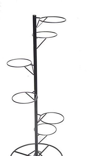 Recent Cappl Wrought Iron Powder Coated Pot Stand Ring, Black, Standard :  Amazon (View 6 of 15)