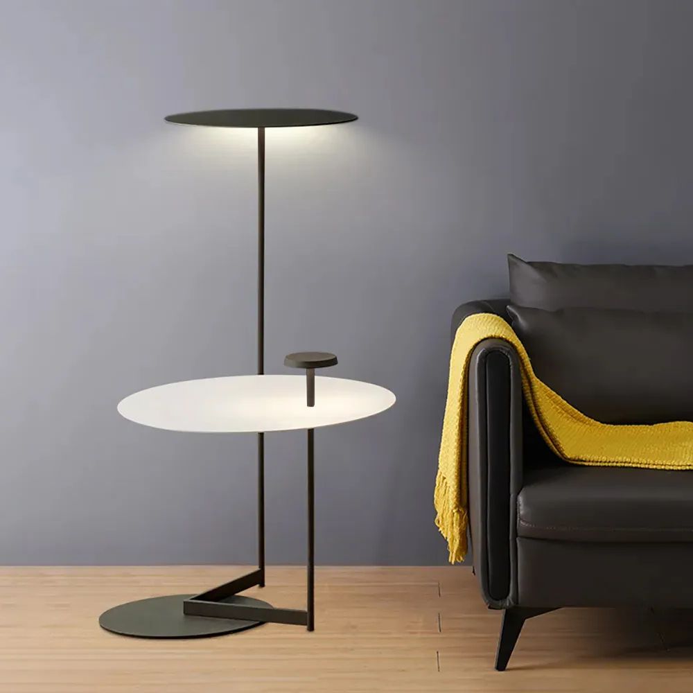 Recent Modern Floor Lamp With Shelf Novelty Design Black Standing Lamp Foot  Switch Homary Pertaining To Modern Standing Lamps (View 13 of 15)